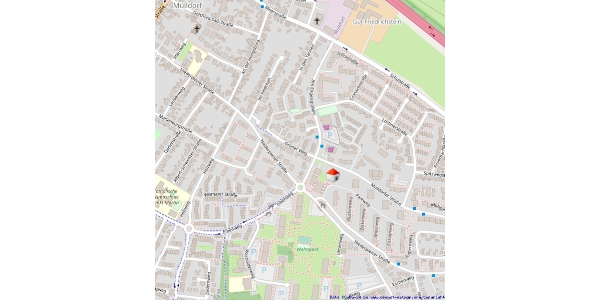 Lageplan mikro