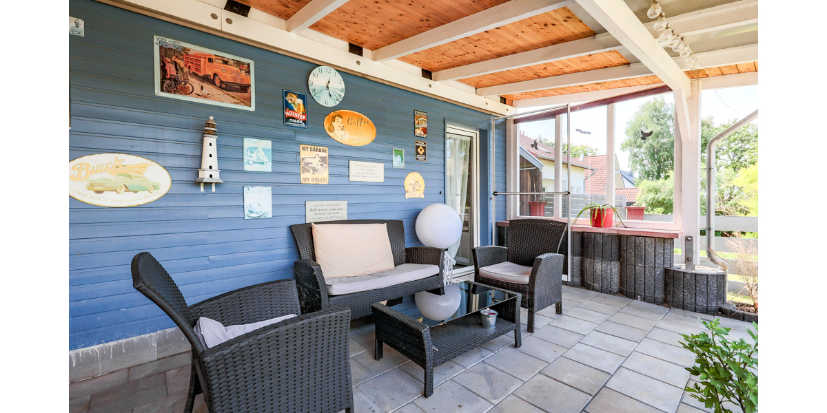 Terrasse Gartenseite