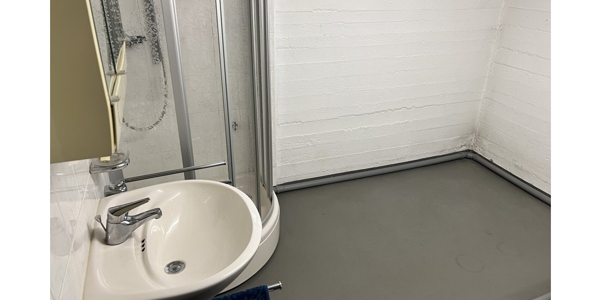 Hauswirtschaftsraum mit Dusche